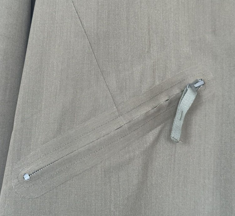 Water Repellent Wool Ghost Piece Rain Jacket