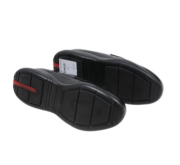 Spazzolato Rois Penny Loafers Black Leather