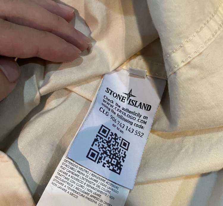 Xl Size Stone Island Jacket Zip Up Button Up Shirt Jacket