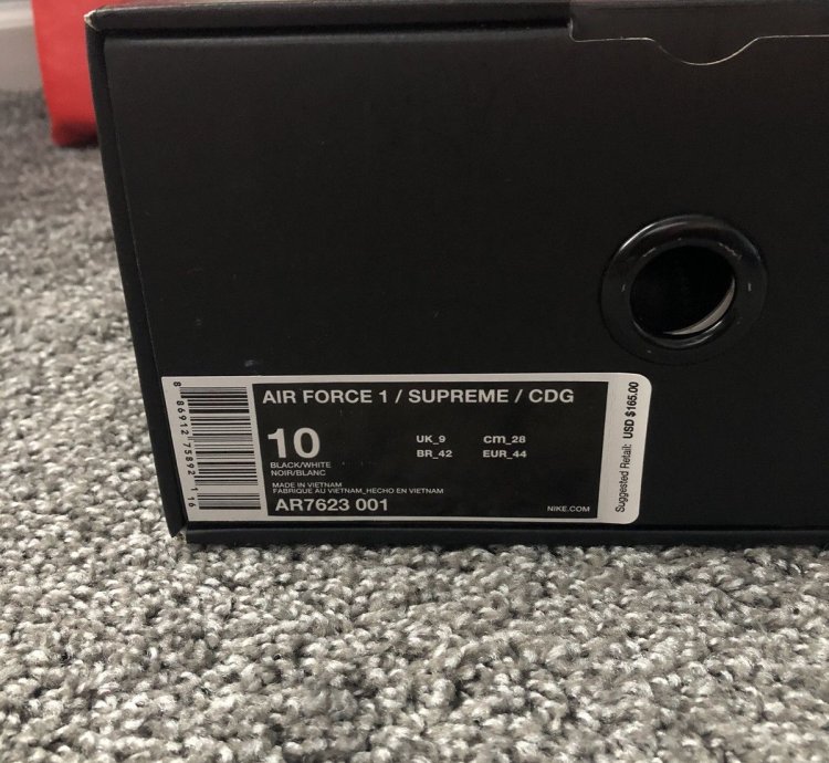 Split Air Force 1 Low Black 2018