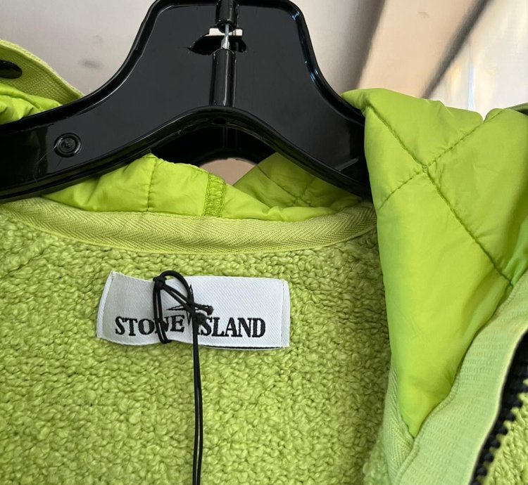 Zip Up Jacket With Hood In Highlighter