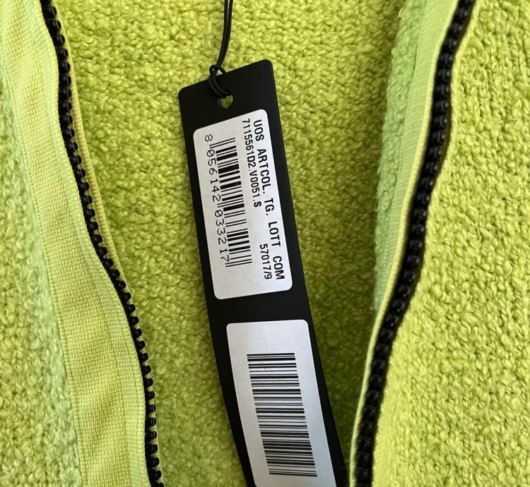 Zip Up Jacket With Hood In Highlighter