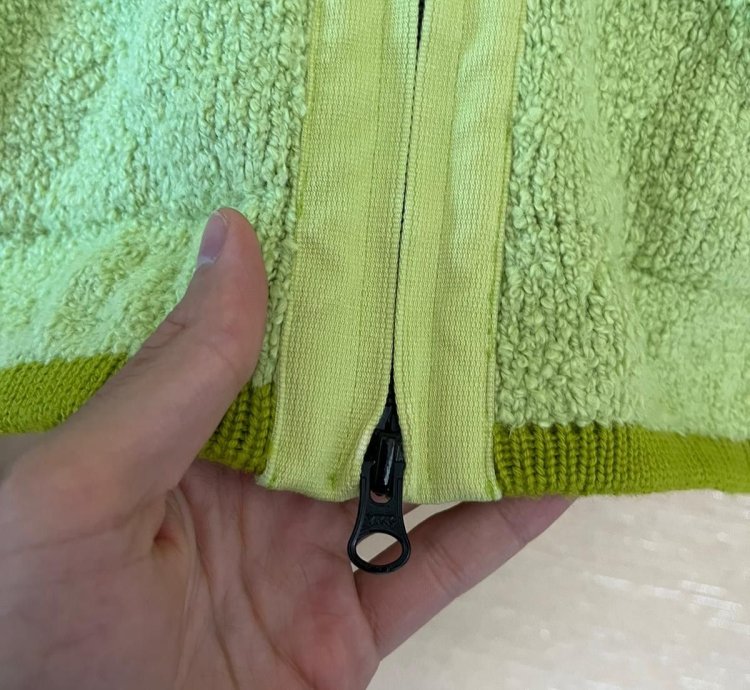 Zip Up Jacket With Hood In Highlighter