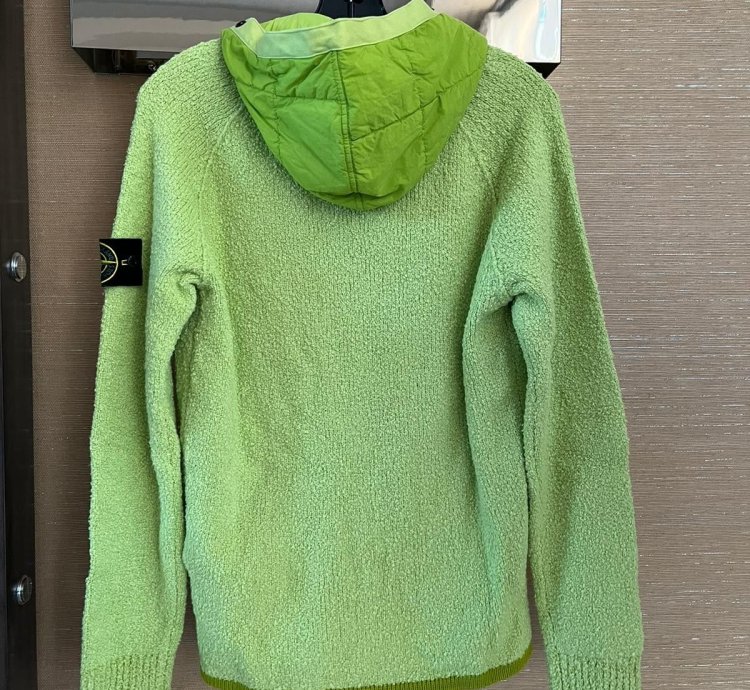 Zip Up Jacket With Hood In Highlighter