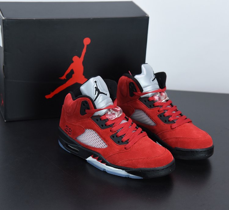 Nike Air Jordan 5 Retro Raging Bull Red