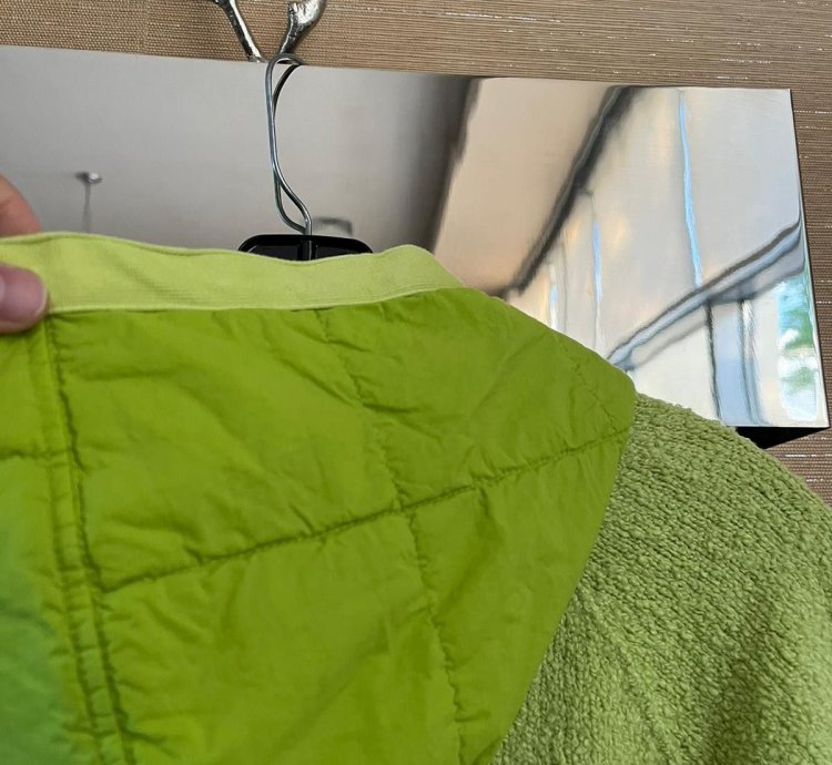 Zip Up Jacket With Hood In Highlighter