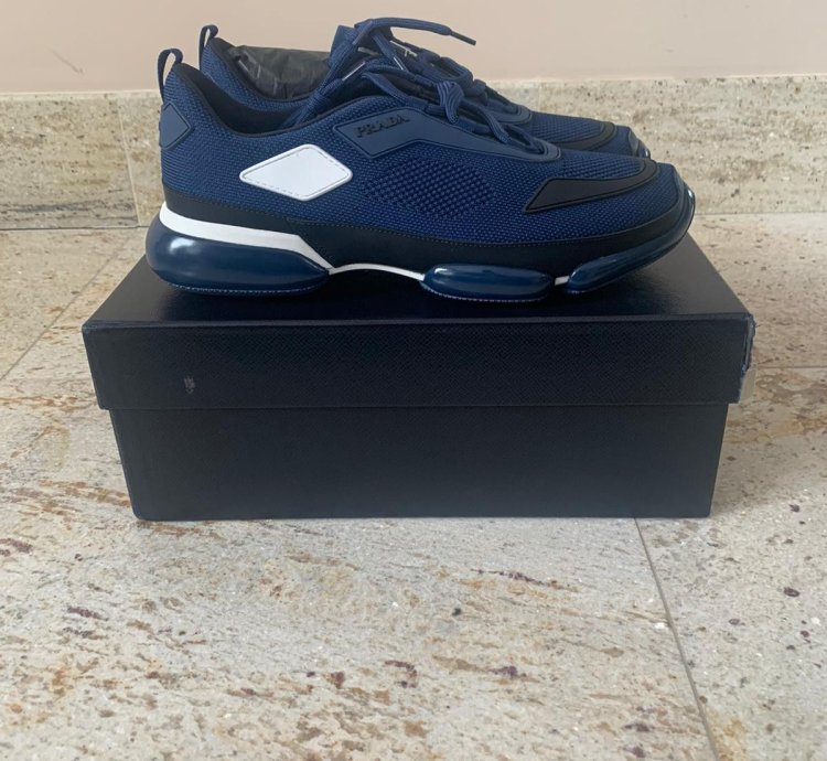 Sport Knit Trainer In Baltico Blue