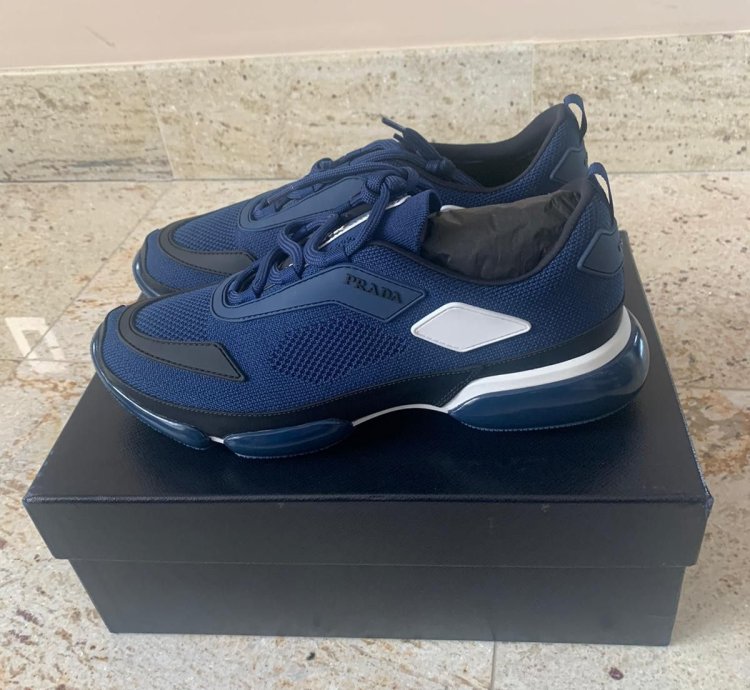 Sport Knit Trainer In Baltico Blue