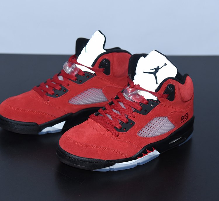 Nike Air Jordan 5 Retro Raging Bull Red