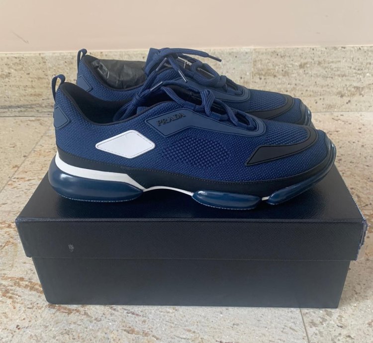 Sport Knit Trainer In Baltico Blue