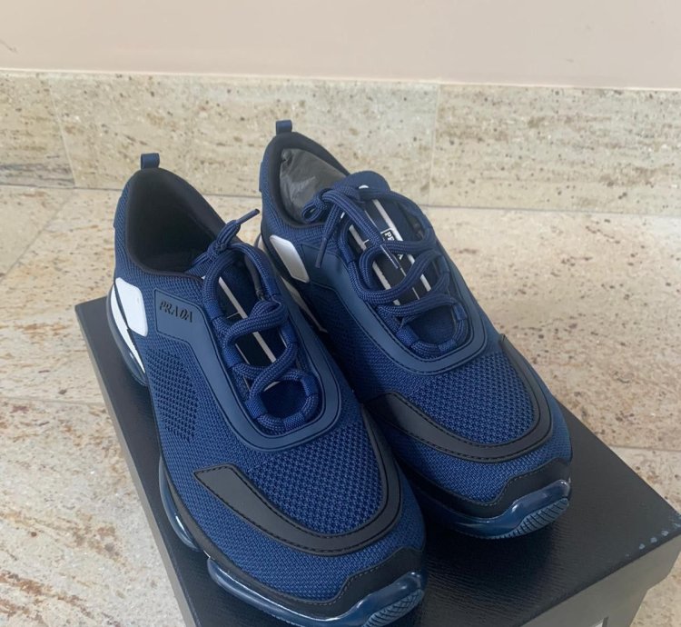 Sport Knit Trainer In Baltico Blue