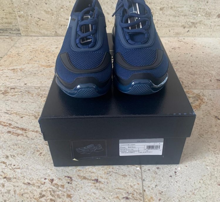 Sport Knit Trainer In Baltico Blue