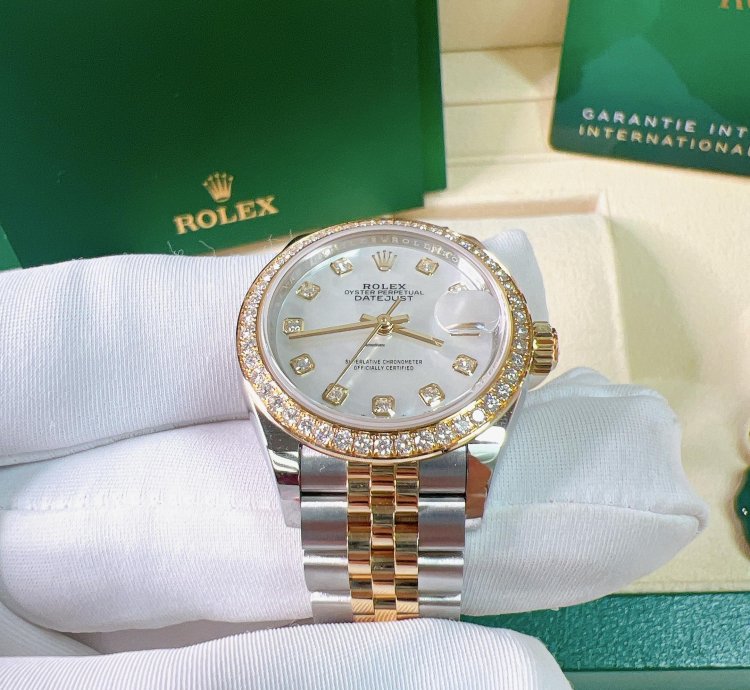 Rolex Lady-datejust 2025 New Yellow Gold Mop Mother Of Pearl Diamond Jubilee 28mm