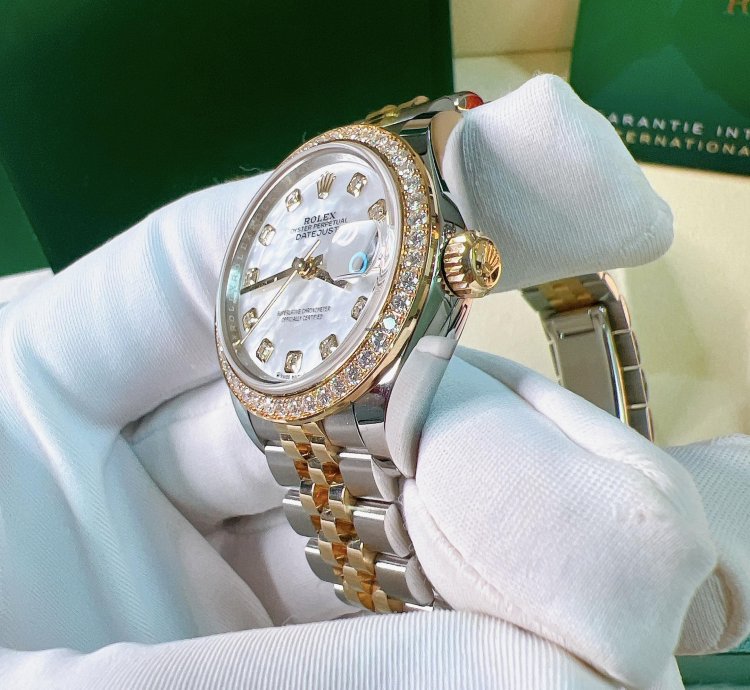 Rolex Lady-datejust 2025 New Yellow Gold Mop Mother Of Pearl Diamond Jubilee 28mm
