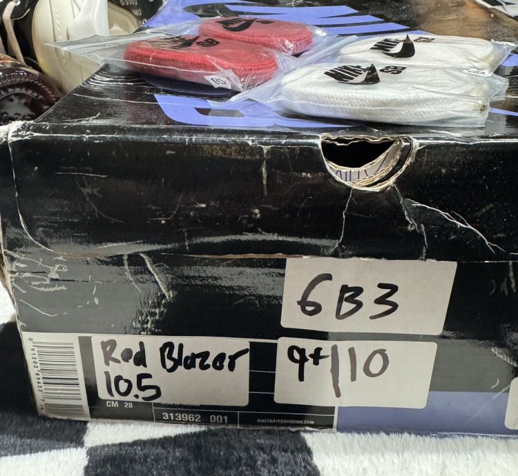 Ss05 New Supreme Nike Sb Gucci Blazer Varsity Red 10 5us