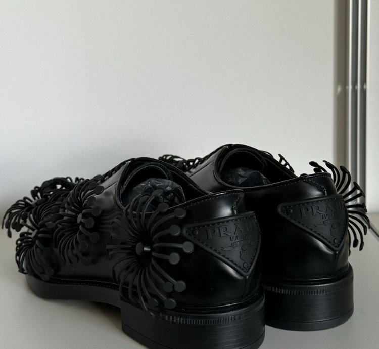 Ss22 Flower Leather Derby