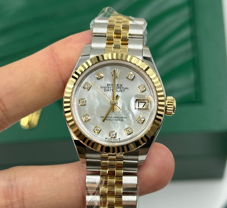 Rolex Lady-datejust 279173ng Mother-of-pearl Diamond Dial Jubilee
