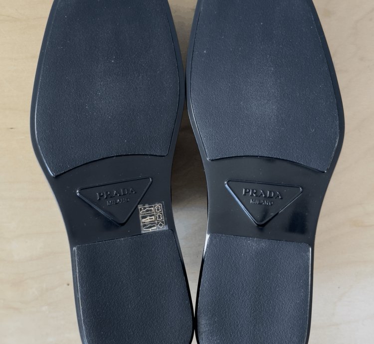 Ss24 Brushed Leather Derby Shoes prada Size 8
