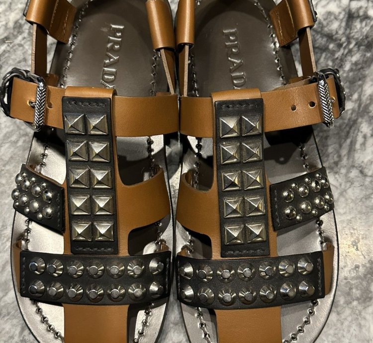 Studded Sandals