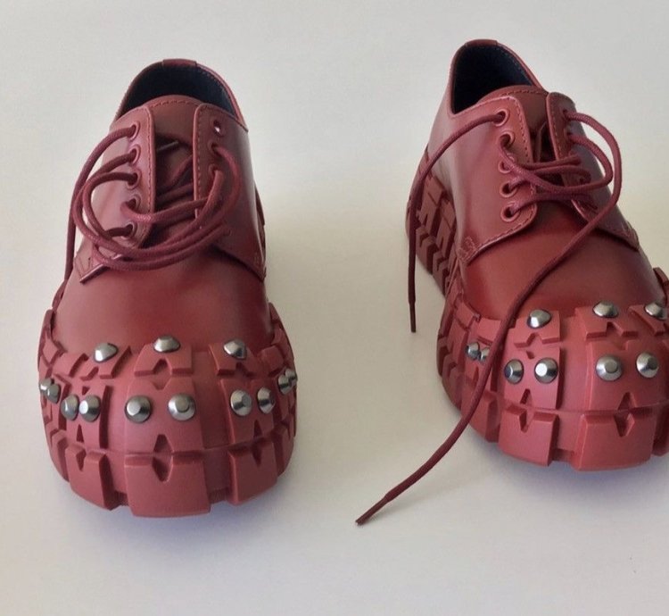 Studded Wheel Lug Sole Leather Derbies Drifter Shorts