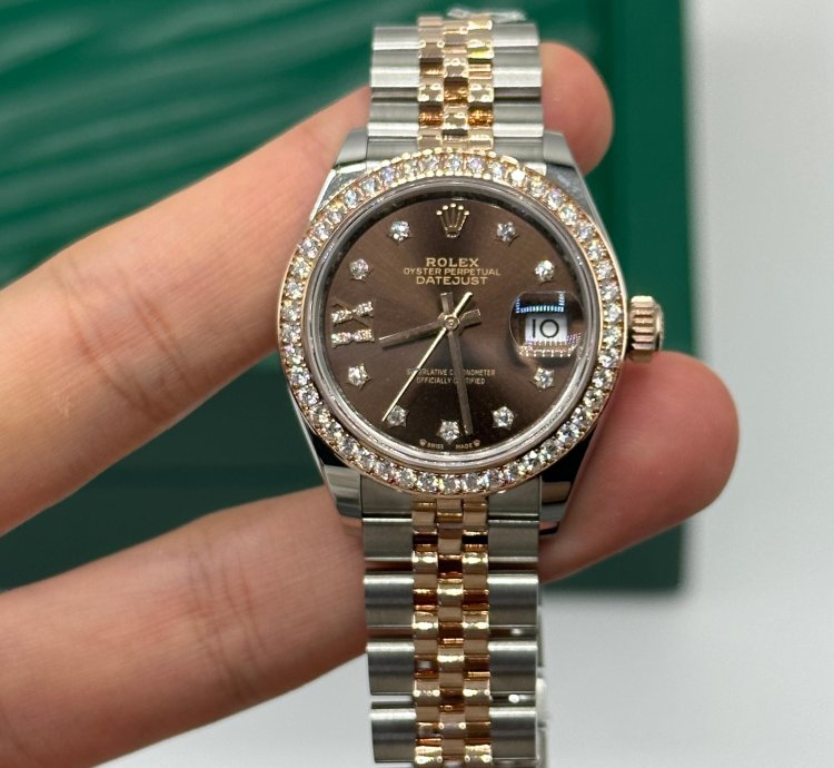 Rolex Lady-datejust 279381rbr Choco Star Diamonds Jub