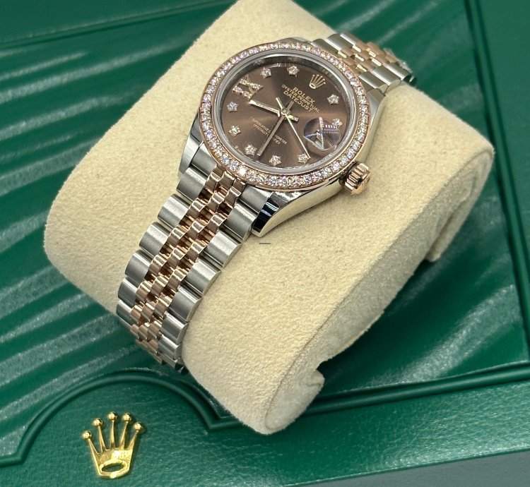 Rolex Lady-datejust 279381rbr Choco Star Diamonds Jub