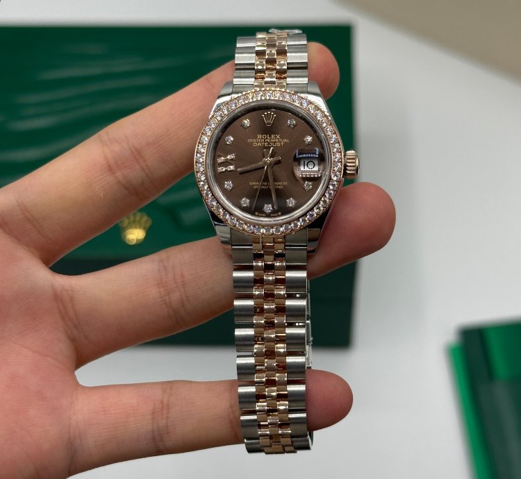 Rolex Lady-datejust 279381rbr Choco Star Diamonds Jub