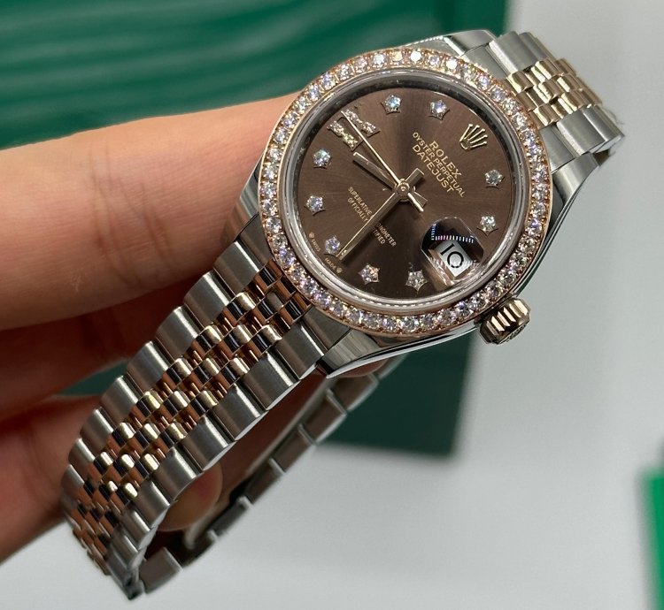 Rolex Lady-datejust 279381rbr Choco Star Diamonds Jub