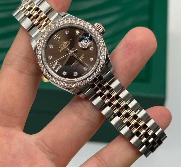 Rolex Lady-datejust 279381rbr Choco Star Diamonds Jub
