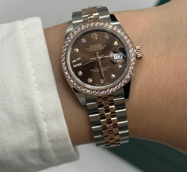 Rolex Lady-datejust 279381rbr Choco Star Diamonds Jub