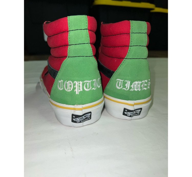 Supreme 2008 Bad Brains Vans Sk8-hi Shoes
