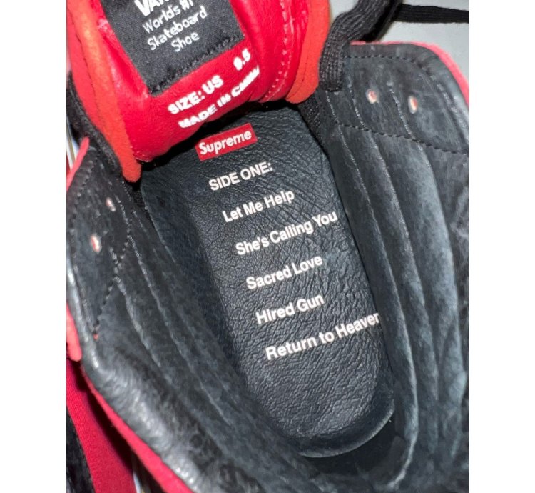 Supreme 2008 Bad Brains Vans Sk8-hi Shoes