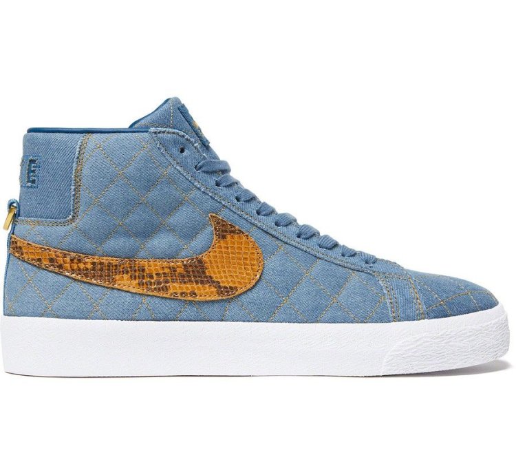 Supreme 22fw Nike Sb Blazer Mid Denim Size 8 In Hand