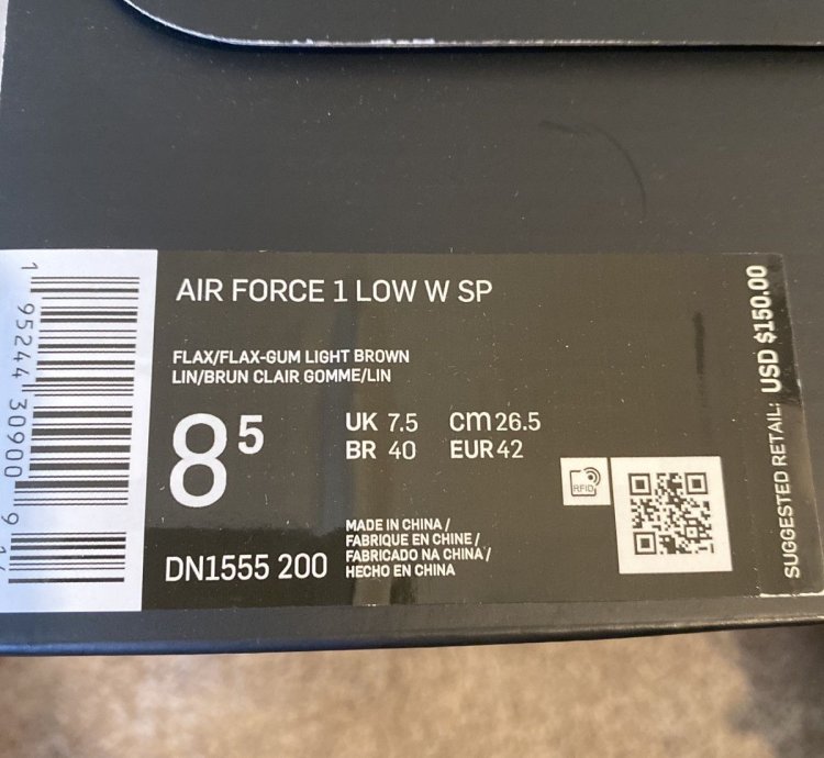 Supreme Af1 Flax