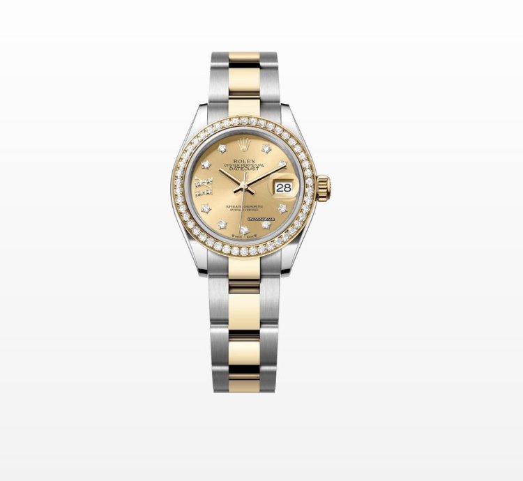 Rolex Lady-datejust 279383rbr Champ Star Diamonds Oys