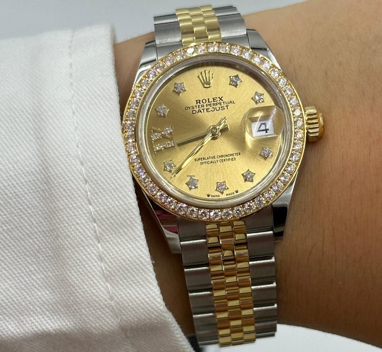 Rolex Lady-datejust 279383rbr Champ Star Jub