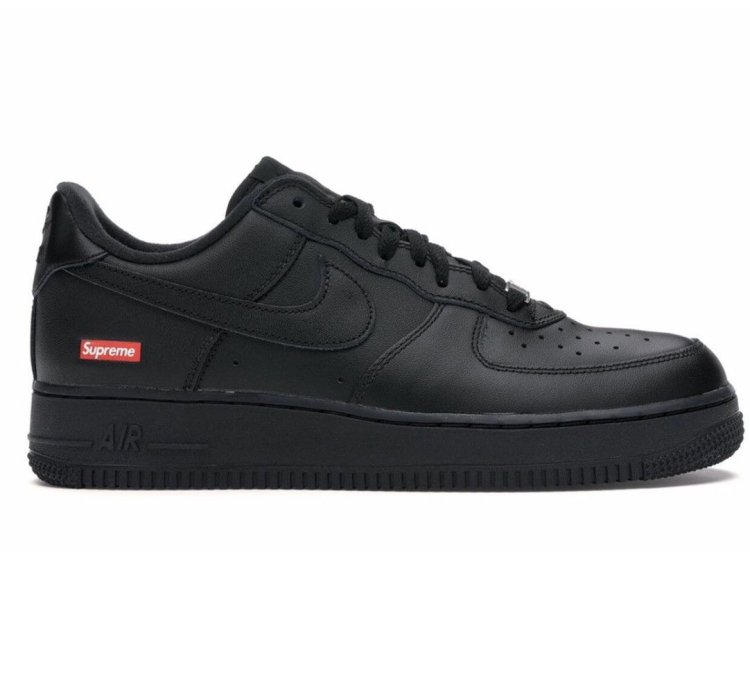 Supreme Air Force 1 Low Black