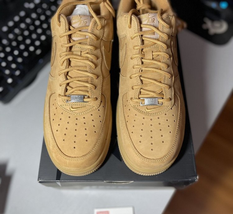 Supreme Air Force 1 Low Wheat
