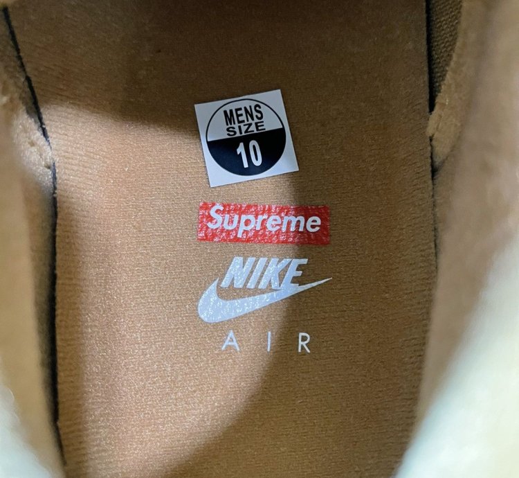 Supreme Air Force 1 Low Wheat