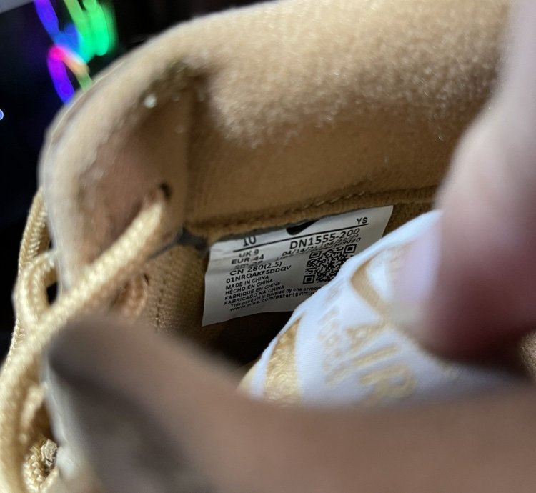 Supreme Air Force 1 Low Wheat