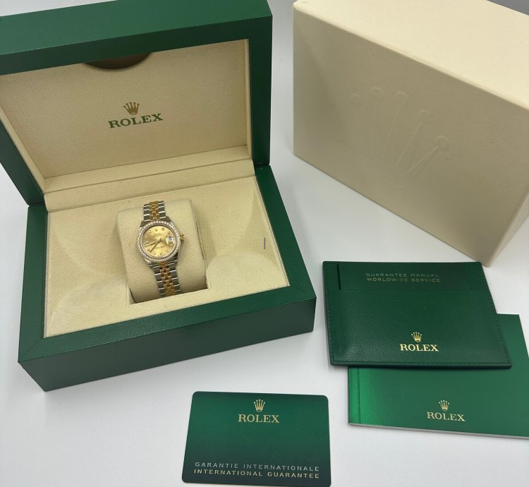 Rolex Lady-datejust 279383rbr Champagne Star Diamond Dial Jubilee