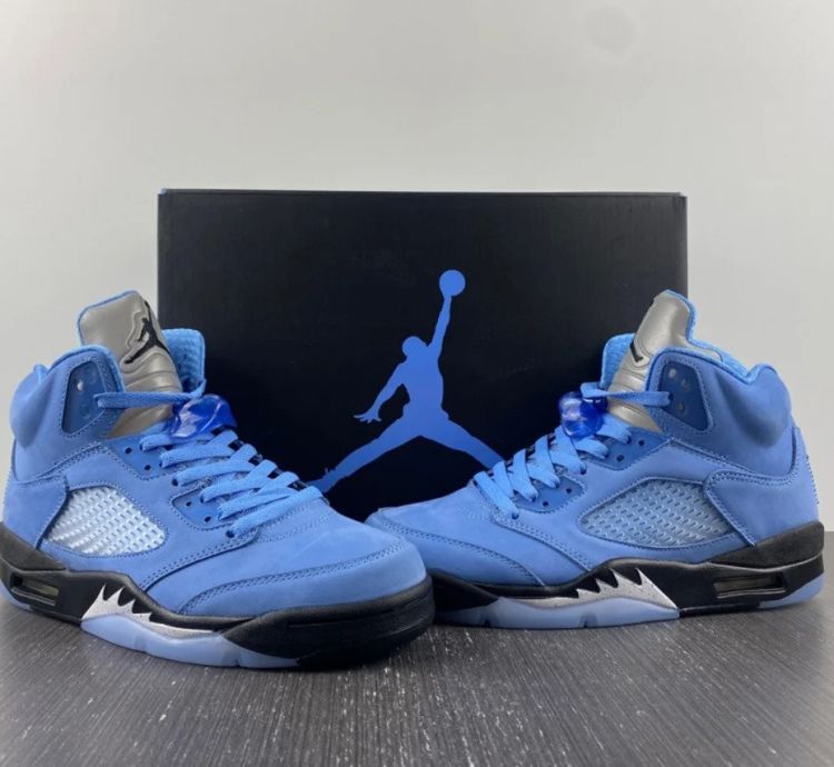 Nike Air Jordan 5 Retro Unc University Blue