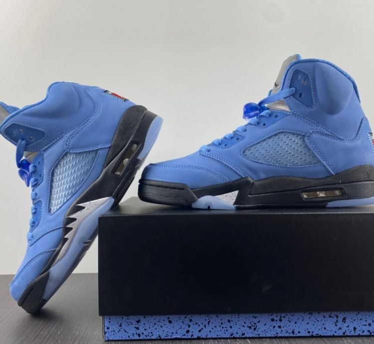Nike Air Jordan 5 Retro Unc University Blue