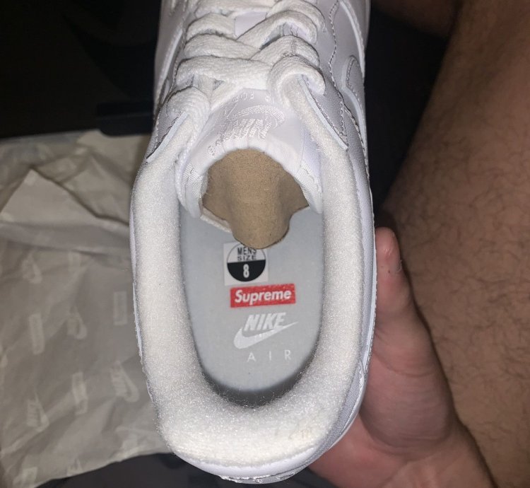 Supreme Air Force 1 Low White