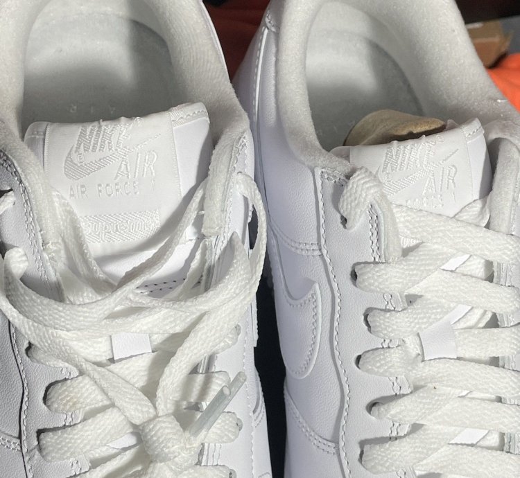 Supreme Air Force 1 Low White Size 9