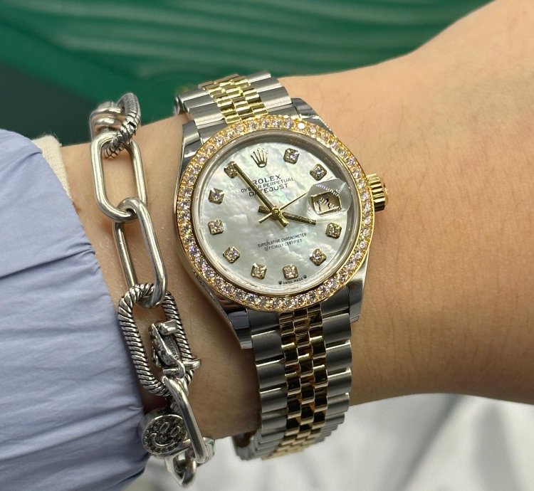 Rolex Lady-datejust 279383rbr Ng Mother-of-pearl Diamond Dial Jubilee