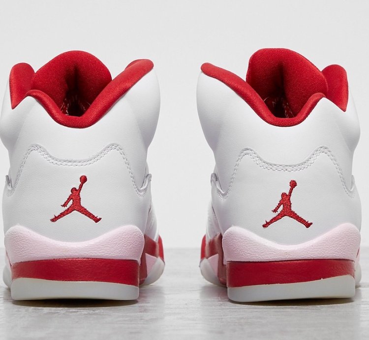 Nike Air Jordan 5 Retro White Pink Red