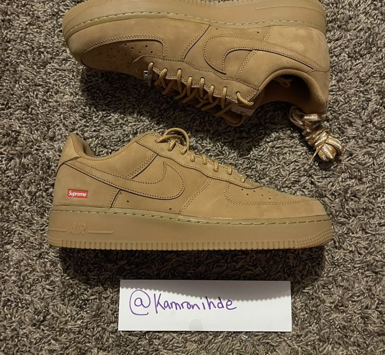Supreme Air Force 1 Wheat Size 12