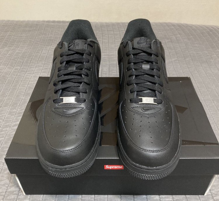 Supreme Air Force One Black Black Size 12