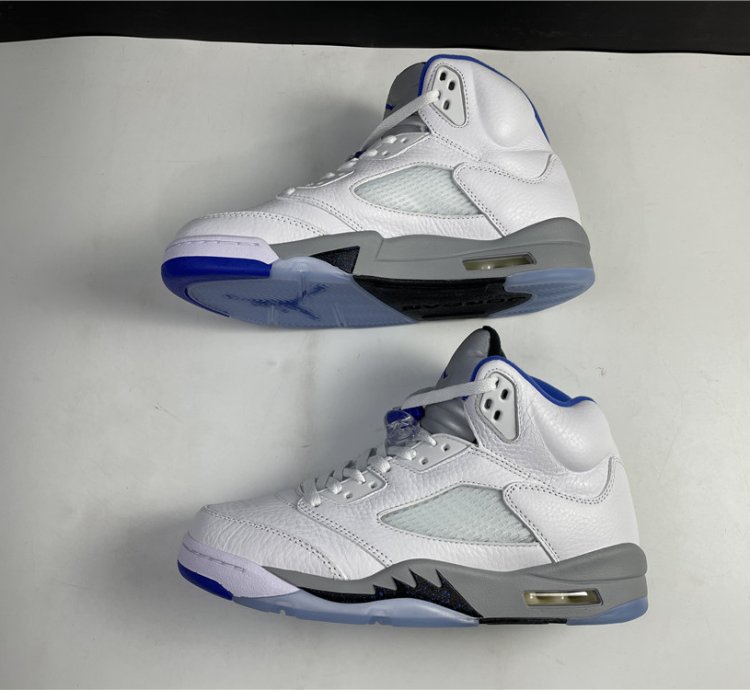 Nike Air Jordan 5 Retro White Stealth